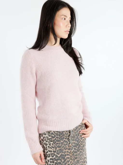 Best - Brushed Alpaca Jumper in Chalk Pink Women Tops & Blouses | Knitwear