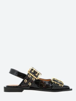 Online - Buckle Ballerina in Women Sandals