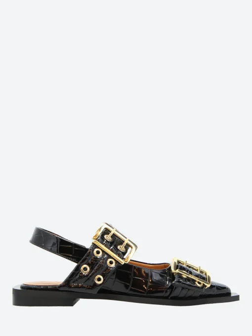 Online - Buckle Ballerina in Women Sandals