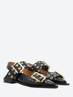 Online - Buckle Ballerina in Women Sandals