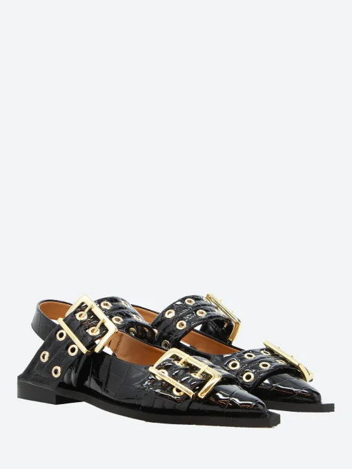 Online - Buckle Ballerina in Women Sandals