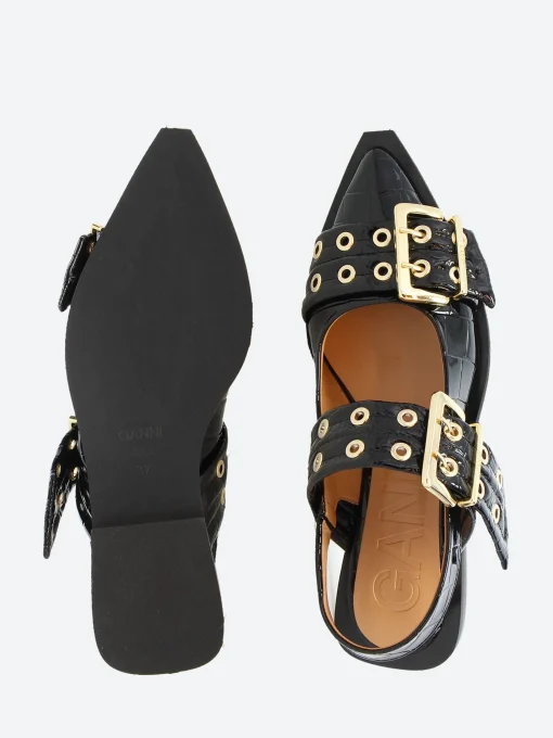 Online - Buckle Ballerina in Women Sandals