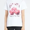 Fashion - Cherry T-Shirt in Bright White Women Tops & Blouses | T-Shirts