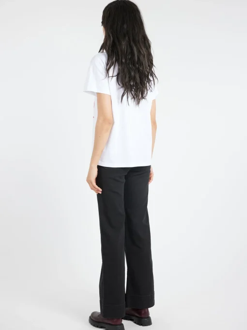 Fashion - Cherry T-Shirt in Bright White Women Tops & Blouses | T-Shirts