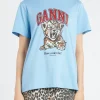 Sale - Tiger T-Shirt in Blue Women Tops & Blouses | T-Shirts