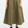 Discount - Meadow Skirt in Dark Olive Women Skirts