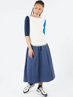 Discount - Meadow Skirt in Infinity Blue Women Skirts