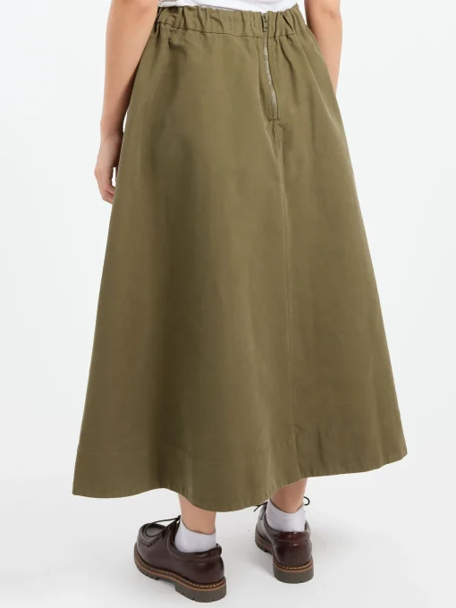 Discount - Meadow Skirt in Dark Olive Women Skirts
