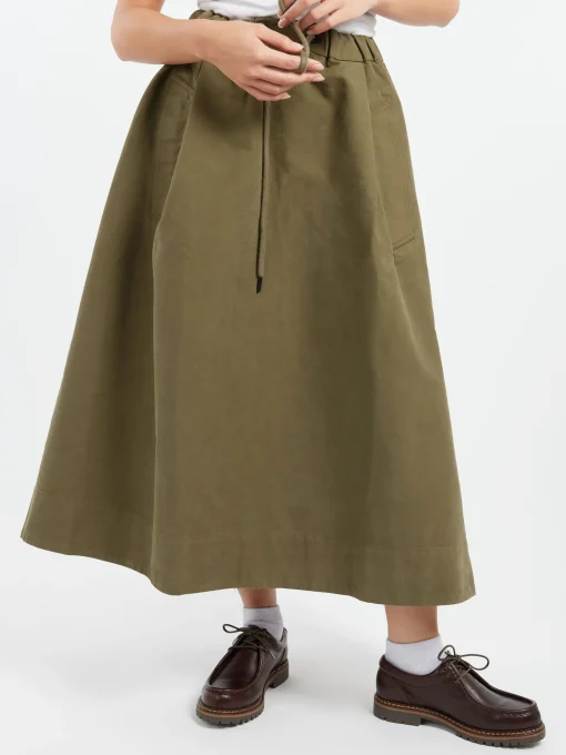 Discount - Meadow Skirt in Dark Olive Women Skirts