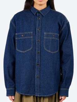 Online - Mechanic Shirt in Stone Wash Women Outerwear