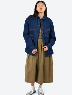 Online - Mechanic Shirt in Stone Wash Women Outerwear