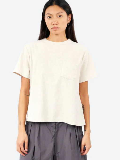 New - Pocket T Cotton Melange in Women Tops & Blouses | T-Shirts