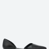 Best - 3033 d'Orsay Flats in Black Parma Women Shoes