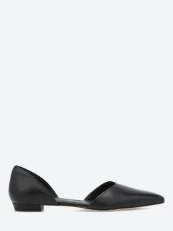 Best - 3033 d'Orsay Flats in Black Parma Women Shoes