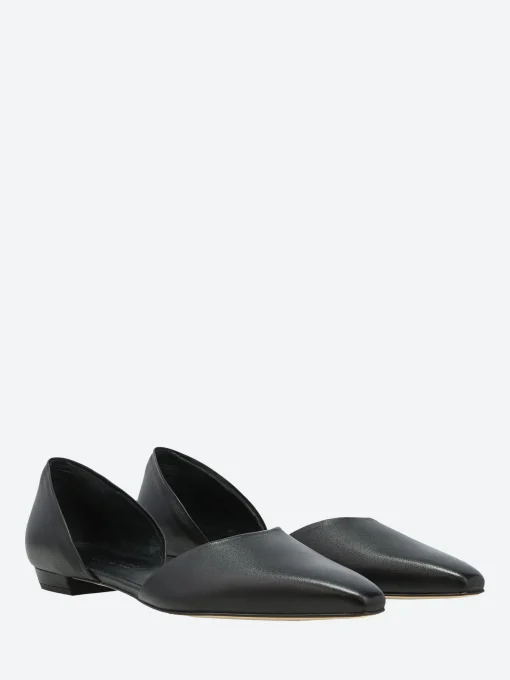 Best - 3033 d'Orsay Flats in Black Parma Women Shoes