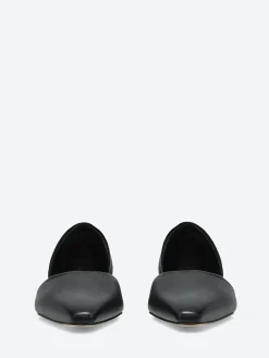 Best - 3033 d'Orsay Flats in Black Parma Women Shoes