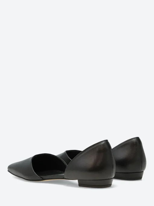 Best - 3033 d'Orsay Flats in Black Parma Women Shoes