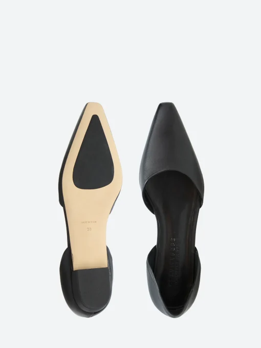 Best - 3033 d'Orsay Flats in Black Parma Women Shoes