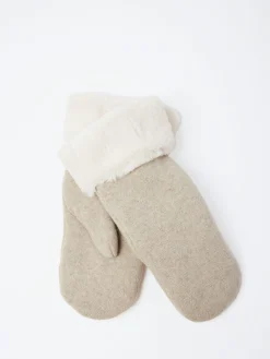 Fashion - 5475 Mitten in Melambra and Panna Women Gloves | Belts