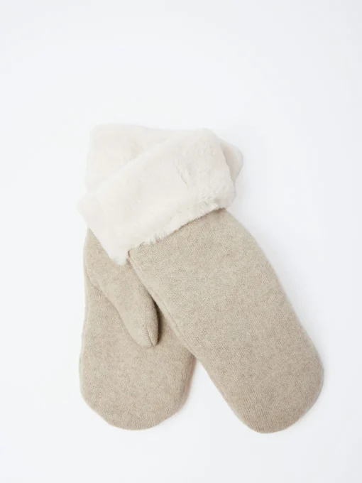 Fashion - 5475 Mitten in Melambra and Panna Women Gloves | Belts
