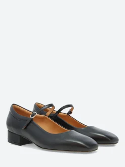 Hot - Bell Mary Jane in Nero Nappa Women Shoes | Heels