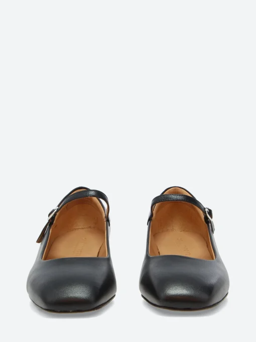 Hot - Bell Mary Jane in Nero Nappa Women Shoes | Heels