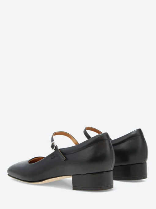 Hot - Bell Mary Jane in Nero Nappa Women Shoes | Heels