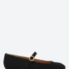 Fashion - Bess Mary Jane in Nero Suede Women Shoes