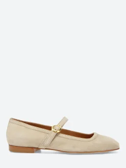 Online - Bess Mary Jane in Stone Suede Women Shoes