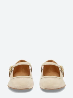 Online - Bess Mary Jane in Stone Suede Women Shoes