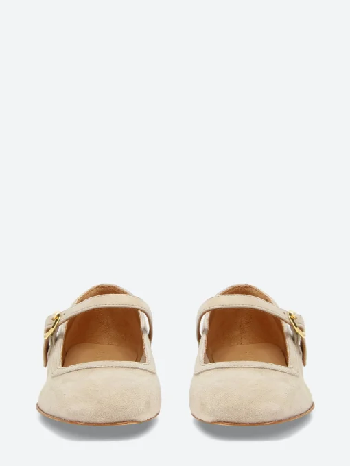Online - Bess Mary Jane in Stone Suede Women Shoes