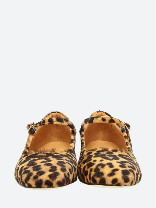 Hot - Bethany Mary Jane Flat in Leopard Print Women Shoes | Overalls & Jumpsuits