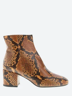 Sale - Cora 21 Ankle Boots in Cuoio Pitone Women Overalls & Jumpsuits | Boots