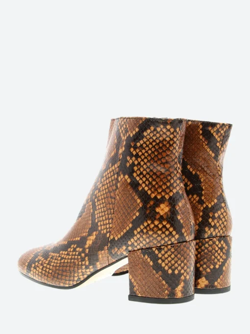 Sale - Cora 21 Ankle Boots in Cuoio Pitone Women Overalls & Jumpsuits | Boots