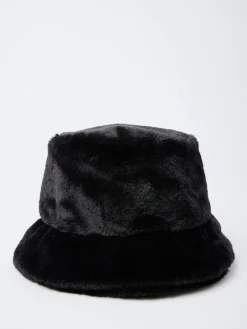 Clearance - Eco Faux Fur Bucket Hat in Women Hats | Belts