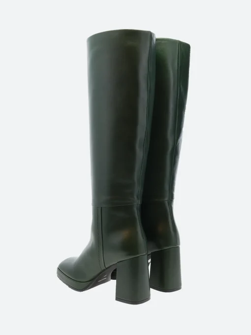 Outlet - Gronia in Bosco Vitello (Dark Green) Women Heels | Boots