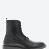 Discount - Howard Derby Boot in Nero Vitello Boots