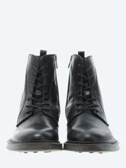 Discount - Howard Derby Boot in Nero Vitello Boots