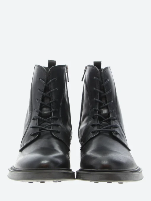 Discount - Howard Derby Boot in Nero Vitello Boots