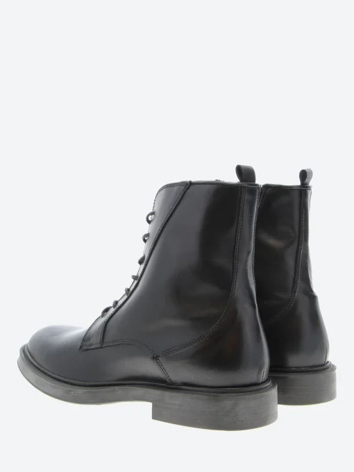 Discount - Howard Derby Boot in Nero Vitello Boots