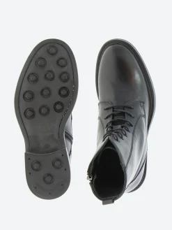 Discount - Howard Derby Boot in Nero Vitello Boots
