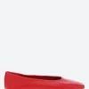 Fashion - Jaana Ballet Flats in Rosso Nappa Women Shoes | Overalls & Jumpsuits