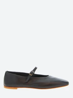 Sale - Jaycee Mary Jane Flat in Nero Nappa Women Shoes | Overalls & Jumpsuits