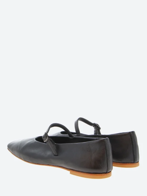 Sale - Jaycee Mary Jane Flat in Nero Nappa Women Shoes | Overalls & Jumpsuits