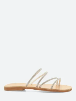 Outlet - Katina in Silver Sparkle Women Sandals