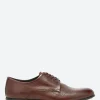 Clearance - Manuel in Marrone Vacchetta Shoes | Lace-Up Shoes