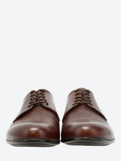Clearance - Manuel in Marrone Vacchetta Shoes | Lace-Up Shoes