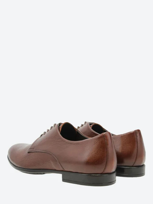 Clearance - Manuel in Marrone Vacchetta Shoes | Lace-Up Shoes