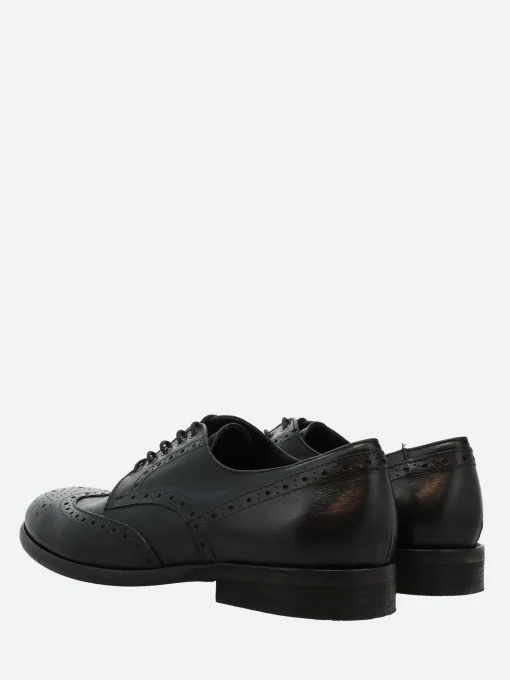 Outlet - Marion in Nero Vacchetta Shoes | Lace-Up Shoes