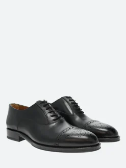Sale - Marius in Nero Vitello Shoes | Lace-Up Shoes